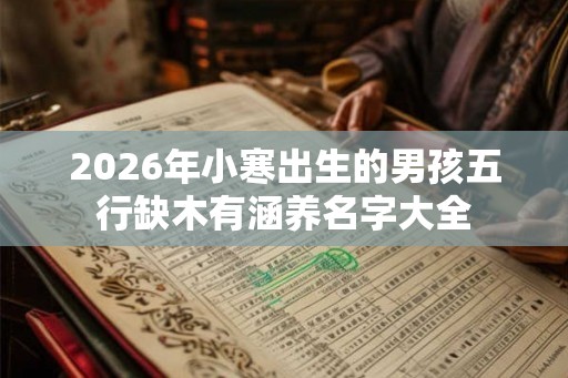 2026年小寒出生的男孩五行缺木有涵养名字大全