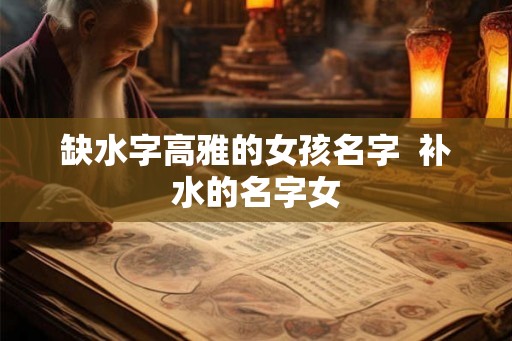 缺水字高雅的女孩名字  补水的名字女