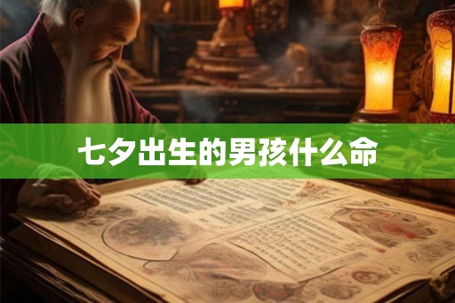 七夕出生的男孩什么命