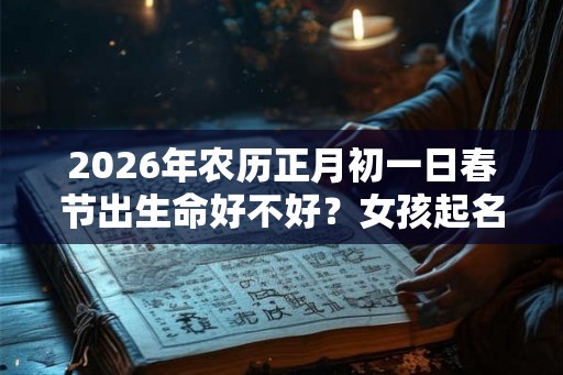 2026年农历正月初一日春节出生命好不好？女孩起名