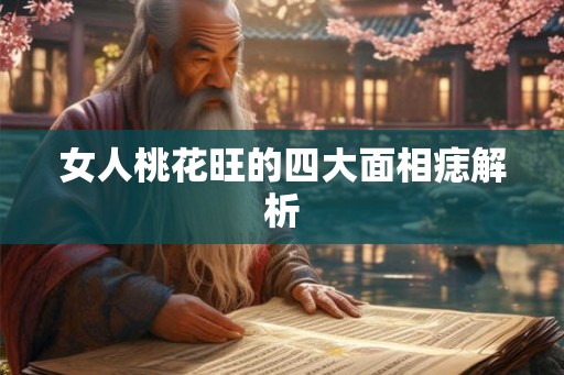 女人桃花旺的四大面相痣解析