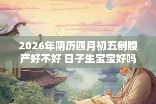 2026年阴历四月初五剖腹产好不好 日子生宝宝好吗