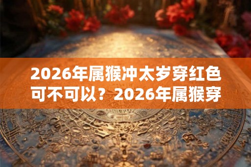 2026年属猴冲太岁穿红色可不可以?2026年属猴穿衣颜色 2026年属猴冲太岁穿红色可不可以?2026年属猴穿衣颜色