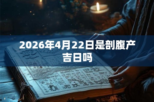 2026年4月22日是剖腹产吉日吗