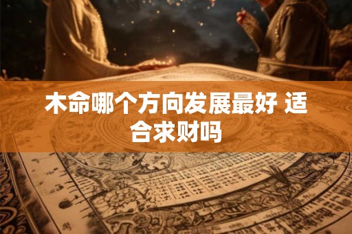 木命哪个方向发展最好 适合求财吗