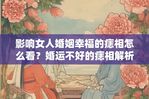 影响女人婚姻幸福的痣相怎么看？婚运不好的痣相解析！