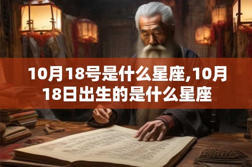 10月18号是什么星座,10月18日出生的是什么星座