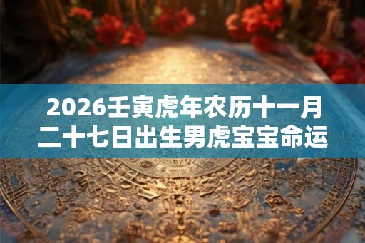 2026壬寅虎年农历十一月二十七日出生男虎宝宝命运如何？