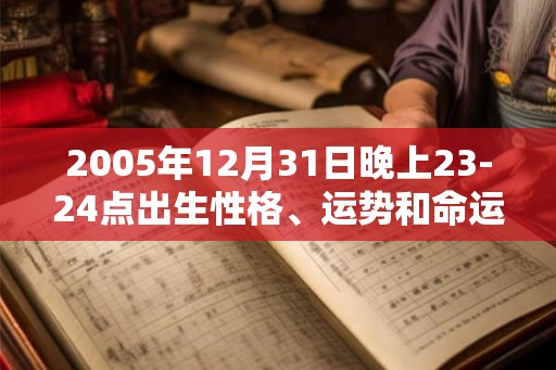 2005年12月31日晚上23-24点出生性格、运势和命运