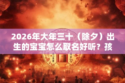 2026年大年三十(除夕)出生的宝宝怎么取名好听?孩子阴气重? 2026年大年三十(除夕)出生的宝宝怎么取名好听?孩子阴气重?