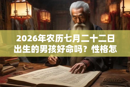 2026年农历七月二十二日出生的男孩好命吗？性格怎么样？