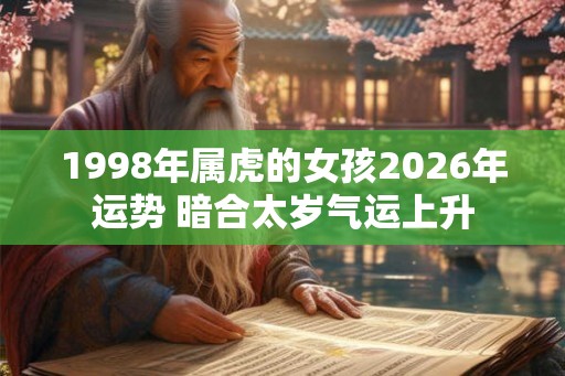 1998年属虎的女孩2026年运势 暗合太岁气运上升
