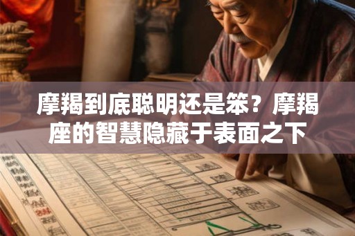 摩羯到底聪明还是笨?摩羯座的智慧隐藏于表面之下 摩羯到底聪明还是笨?摩羯座的智慧隐藏于表面之下