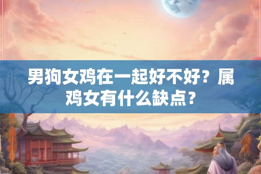 男狗女鸡在一起好不好？属鸡女有什么缺点？