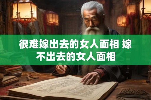 很难嫁出去的女人面相 嫁不出去的女人面相