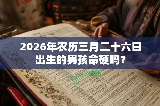 2026年农历三月二十六日出生的男孩命硬吗？