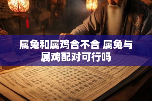 属兔和属鸡合不合 属兔与属鸡配对可行吗 属兔和属鸡合不合 属兔与属鸡配对可行吗