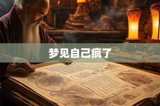 梦见自己疯了