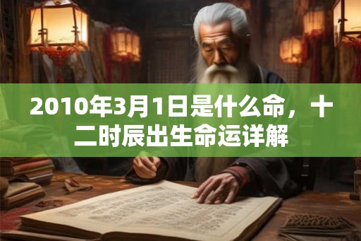 2010年3月1日是什么命,十二时辰出生命运详解 2010年3月1日是什么命,十二时辰出生命运详解