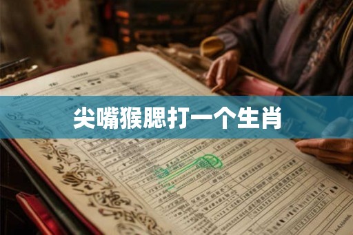 尖嘴猴腮打一个生肖