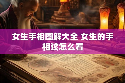 女生手相图解大全 女生的手相该怎么看