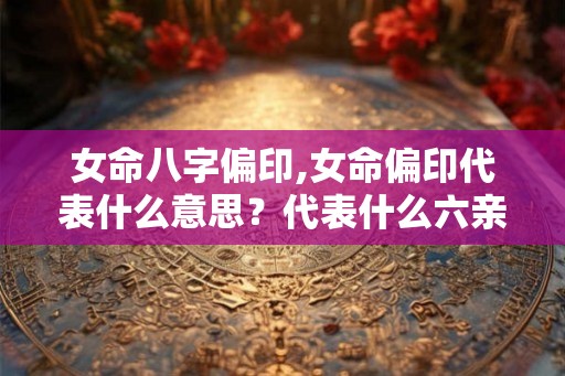 女命八字偏印,女命偏印代表什么意思?代表什么六亲? 女命八字偏印,女命偏印代表什么意思?代表什么六亲?