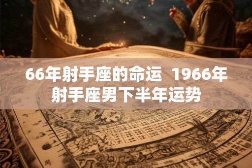66年射手座的命运 1966年射手座男下半年运势 66年射手座的命运 1966年射手座男下半年运势
