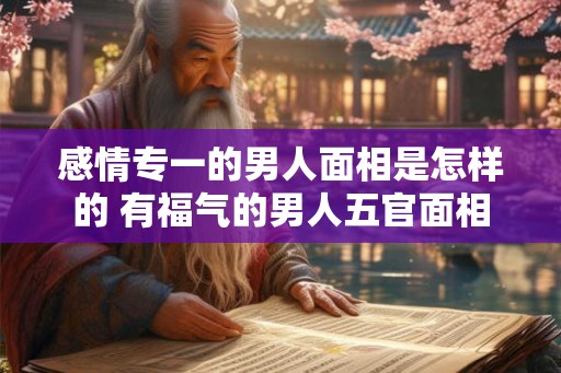 感情专一的男人面相是怎样的 有福气的男人五官面相