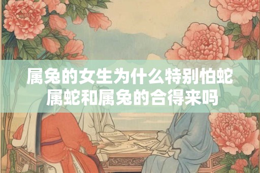 属兔的女生为什么特别怕蛇 属蛇和属兔的合得来吗