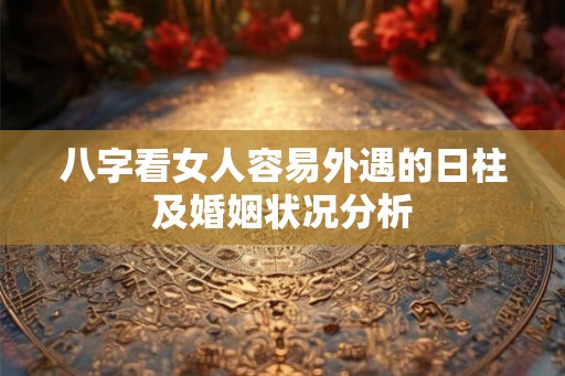 八字看女人容易外遇的日柱及婚姻状况分析