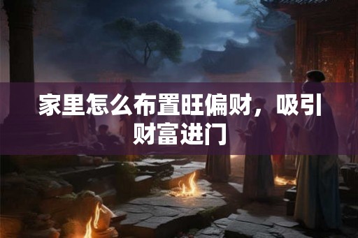 家里怎么布置旺偏财，吸引财富进门