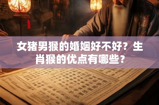 女猪男猴的婚姻好不好?生肖猴的优点有哪些? 女猪男猴的婚姻好不好?生肖猴的优点有哪些?