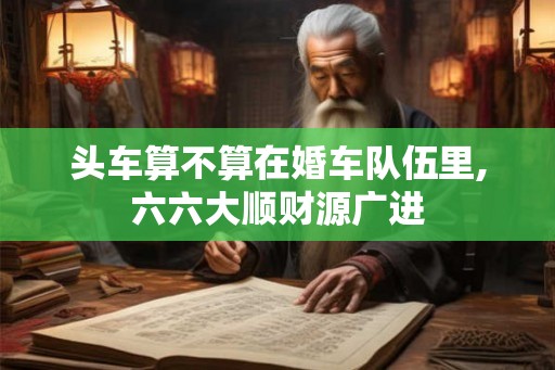 头车算不算在婚车队伍里,六六大顺财源广进 头车算不算在婚车队伍里,六六大顺财源广进
