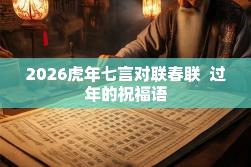 2026虎年七言对联春联 过年的祝福语 2026虎年七言对联春联 过年的祝福语