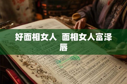 好面相女人  面相女人富泽唇