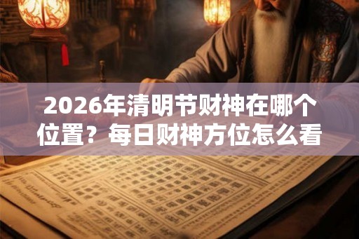 2026年清明节财神在哪个位置?每日财神方位怎么看? 2026年清明节财神在哪个位置?每日财神方位怎么看?