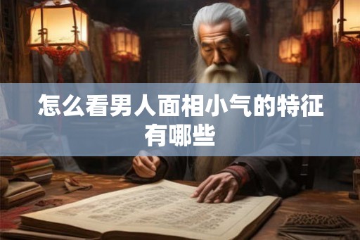 怎么看男人面相小气的特征有哪些