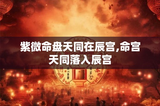 紫微命盘天同在辰宫,命宫天同落入辰宫 紫微命盘天同在辰宫,命宫天同落入辰宫