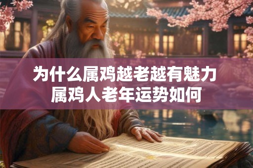 为什么属鸡越老越有魅力 属鸡人老年运势如何
