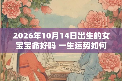 2026年10月14日出生的女宝宝命好吗 一生运势如何