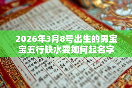 2026年3月8号出生的男宝宝五行缺水要如何起名字