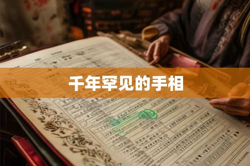 千年罕见的手相 千年罕见的手相