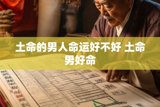 土命的男人命运好不好 土命男好命