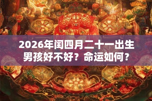 2026年闰四月二十一出生男孩好不好？命运如何？