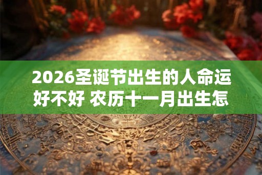 2026圣诞节出生的人命运好不好 农历十一月出生怎么样