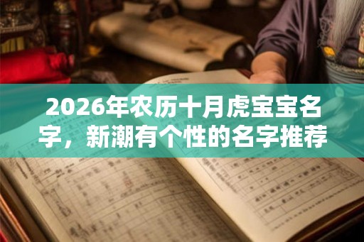 2026年农历十月虎宝宝名字，新潮有个性的名字推荐！