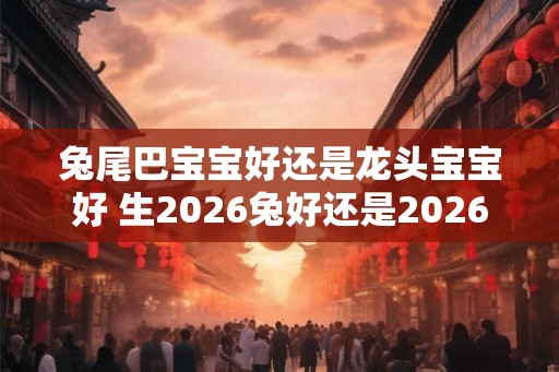 兔尾巴宝宝好还是龙头宝宝好 生2026兔好还是2026龙头宝宝好