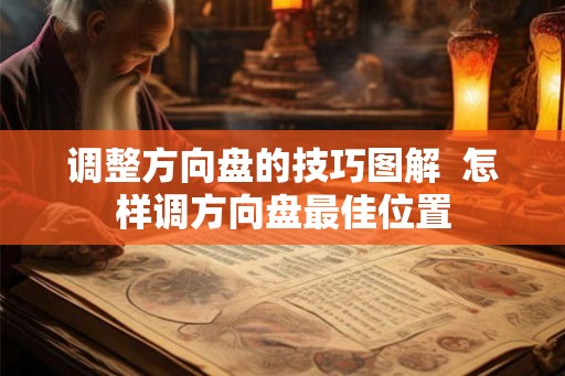 调整方向盘的技巧图解  怎样调方向盘最佳位置