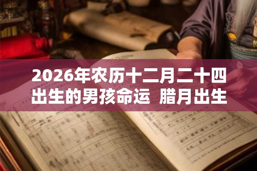 2026年农历十二月二十四出生的男孩命运  腊月出生如何