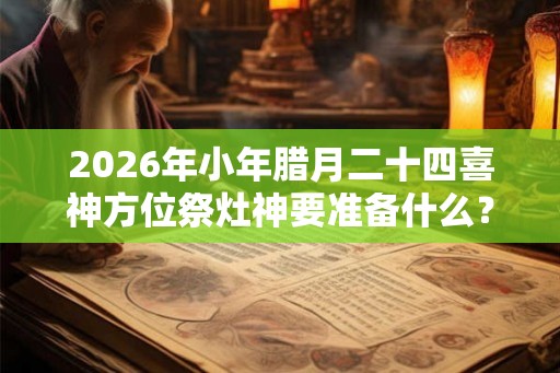 2026年小年腊月二十四喜神方位祭灶神要准备什么? 2026年小年腊月二十四喜神方位祭灶神要准备什么?